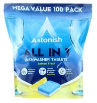 Astonish indaplovių tabletės All in 1, 100 vnt.