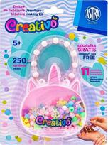 Astra Creativo Rinkinys papuošalų kūrimui su dėžute Vienaragis