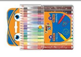 Bic rinkinys: 18 kreidelių ir 12 flomasterių vaikams