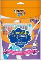 Bic rinkinys: trintukai flomasteriai ir kreidelės