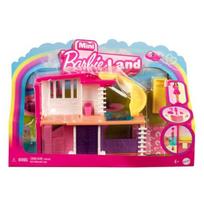 Mattel Mini BarbieLand lėlių namelis + lėlė ir augintinis + aksesuarai