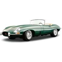 BURAGO Metalinė mašina Jaguar Type E Cabriolet 1961, 1/18 mastelyje