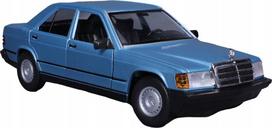 1987 Mercedes-benz 190e Mėlynas 1:24 Bburago modelis