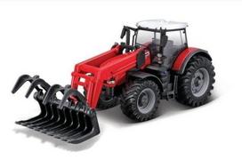 Traktorius Massey Ferguson 8740s su priekiniu krautuvu ir griebtuvu