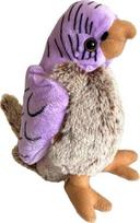 Violetinė papūga 17cm Beppe pliušinė žaislinė