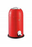 Wesco Kickmaster Junior 12l raudonas metalinis šiukšliadėžės