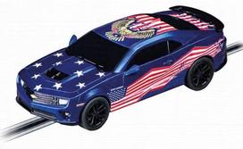Carrera Go Chevrolet Camaro Stars'n Stripes 1:43 automobilis