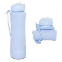 Coolpack Pump silikoninis bidonas 600 ml, melsvas