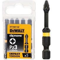 Sukimo antgalių rinkinys Dewalt Torsion Pz3 50mm DT7392T, 5 vnt.