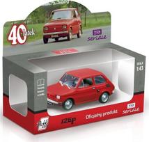 Model Fiat 126p "czterdziestolatek" 1:43 metalinis