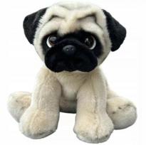 Minkštas pliušinis šuo buldogas Mopsas Dubi - 28 cm
