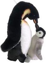 Minkštas žaislas pingvinas su jaunikliu, 28cm