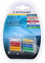 Saugiklių komplektas Dunlop, 10 vnt.