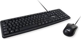 Equip 245203 klaviatūros ir pelės rinkinys, Usb, juodas