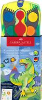 Faber-castell akvareliniai dažai Connector, 12 spalvų