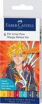 Faber-castell Pitt Artist Pen Manga rinkinys, 6 vnt.