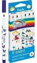 Fiorello T-shirt markeriai audiniams, 6 spalvos