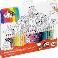 Fiorello Super Soft spalvinimo pieštukai, 14 spalvų