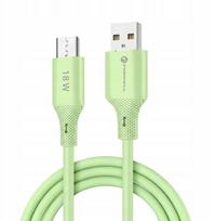 Usb-a į Micro Usb kabelis Forcell F-energy Qc3.0 18w, 1m, žalias