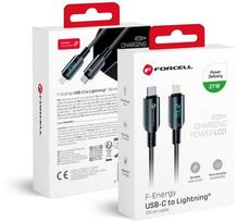 Forcell F-energy Usb-c į Lightning kabelis, 1.2m, 27w Pd
