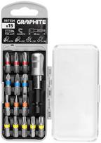 Graphite 15 vnt. antgalių rinkinys su magnetiniu laikikliu