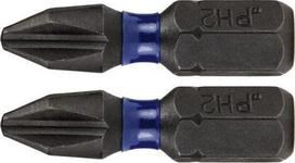 Irwin Impact Pro Ph2 x 25mm smūginiai antgaliai (2 vnt.)