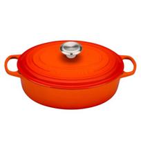 Le Creuset Ketaus puodas ovalus Ø27cm / 3,4L oranžinis