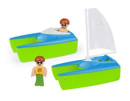 Boaties Laivelių Rinkinys 2vnt Plastikinis 17cm Su Figūrėlėmis
