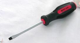 Plokščias atsuktuvas 5x75mm, Crv plienas, su magnetiniu antgaliu