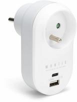 Elektros prailgintuvas su Usb-c ir Usb-a įkrovikliais