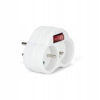 Dvigubas elektros prailgintuvas su jungikliu Montis baltas Mt025
