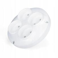 Montis R-40 prailgintuvas su 4 lizdais, baltas