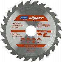 Norton pjūklų diskas 170mm x 30mm x 24z medienai ir kompozitams