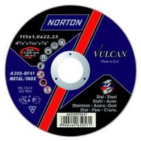 Norton Vulcan pjovimo diskas 125x1x22,2mm plienui ir nerūdijančiam plienui