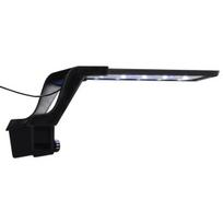 Led akvariumo lempa su spaustuku, mėlyna ir balta, 25-45cm