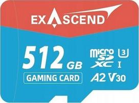 Atminties kortelė telefonui „exascend Gaming“ Microsdxc kortelė 512Gb Nintendo Switch
