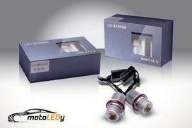 80 W LED lemputės BMW E39, E53, E65, E66, E60, E61, E63, E64, E87 žiedams, 2 vnt