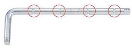 Rankinis L formos raktas 1/2'' 300mm King Tony