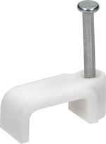 Plokšti kabelių laikikliai su vinu Ydyp 2x2,5mm, 25 vnt.