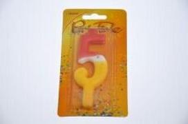 Gimtadienio žvakė skaičius 5, 10.5 cm