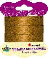 Dekoratyvinė juosta Titanum auksinė 1,5 cm x 4 m