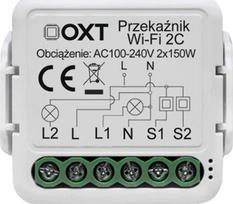 Oxt Mini Wifi Relė 2 Kanalai Tuya Smart Life