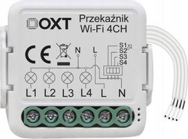 Oxt Mini Wifi Relė 4 Kanalai Tuya Smart Home 4x2.5a