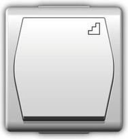 Jungiklis Hermes 2 baltas Ip44 10a 250v