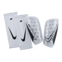 Nike Mercurial Lite Xl futbolo blauzdų apsaugos, baltos