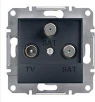 Schneider Electric Asfora Gniazdo Tv-sat-sat Antracyt 1db