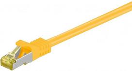 Cat 7 S/ftp Pimf tinklo kabelis, 2m, geltonas, Rj45