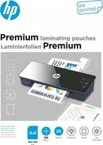 Hp Premium A4 laminavimo plėvelė, perforuota, 125 mikronų, 25 vnt.