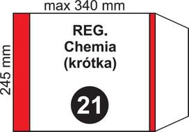 Reguliuojama 245mm folinė sąsiuvinio viršelis, chemijos tema