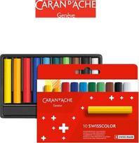 Vaškinės kreidelės 10 spalvų - Carandache